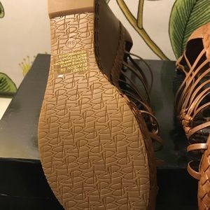 Escarpins B Makowsky - Talon Wedge Vert Et Noir, Taille 11M, Occasion Très Bon état
